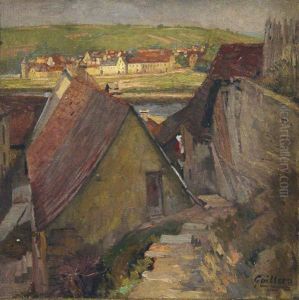 Stadtchen Am Fluss. by Franz Paul Guillery