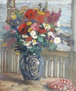 Vaso Con Fiori by Giuseppe Guindani