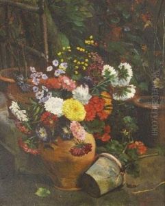 Vasi Di Fiori by Giuseppe Guindani