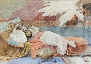 Reclining Odalisque by Anselmo de Guinea