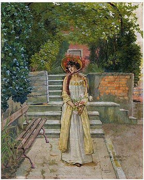 Dama En Unjardin - view 1