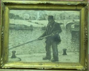 Pecheur Sur Les Quais