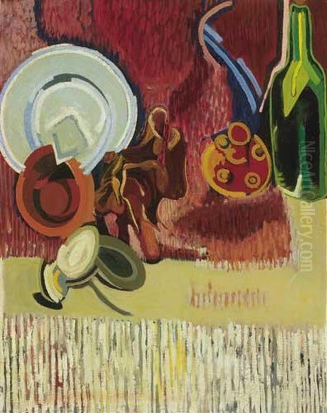 Still Life With Green Bottle - view 1