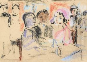 Cafe En Montmarte by May Guinness