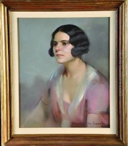 portrait De Femme by Lucien Victor Guirand De Scevola