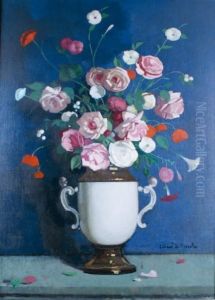 Grand Vase De Fleurs by Lucien Victor Guirand De Scevola