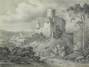 Schloss Munchenstein In The Basel District by Konstantin Guise