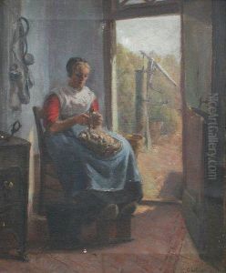 Woman Peeling Fruit thumbnail