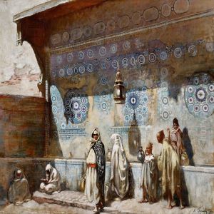 At A Fountain In Meknes, Morocco
