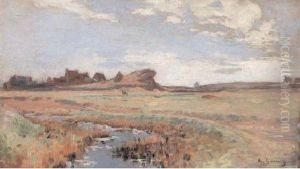 Paysage De Lande Bretonne by Adolphe Gumery