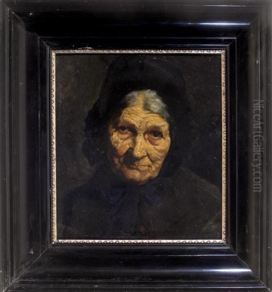 Portrait Einer Alten Dame En Face - view 1