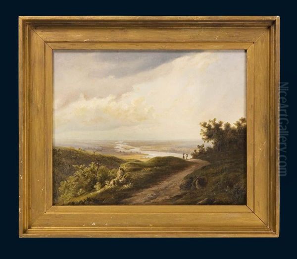 Weite Romantische Flus-landschaft - view 1