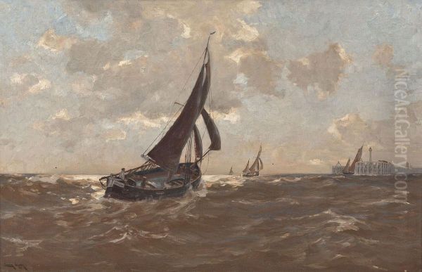 Segelboote Vor Ostende - view 1