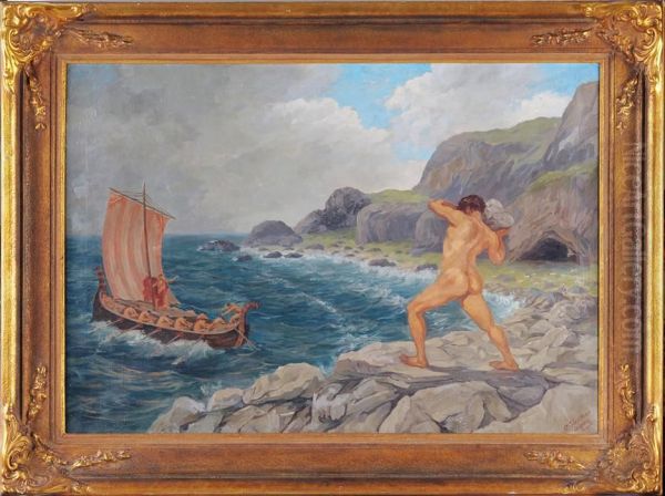 Nordische Mythologische Szene - view 1