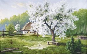Pejzaz Wiosenny by Jozef Guranowski