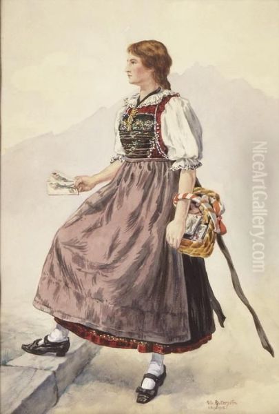 Luzerner Trachtenmadchen - view 1