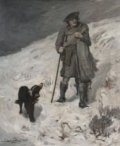A Highland Shepherd - Sketch