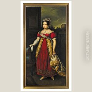 Retrato De Dama by Jose Gutierrez de la Vega