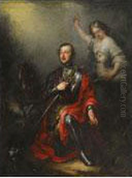 Retrato De Caballero Como San Jorge - view 1