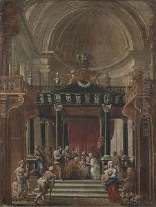 Circuncision De Jesus En El Templo by Francisco Gutierrez