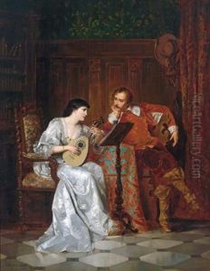 La Lezione Di Musica by Carl Gottlieb Guttenberg