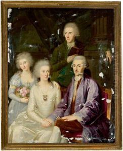 Bildnis Einerfamilie by Ludwig Guttenbrunn