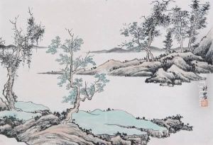 Mountains And Rivers by Wu Guxiang
