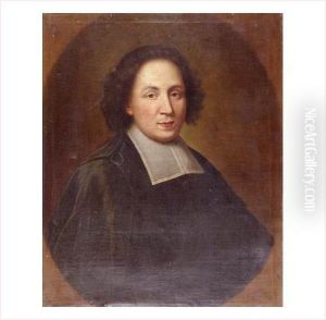 Portrait D'un Ecclesiastique Dans Un Ovale Peint