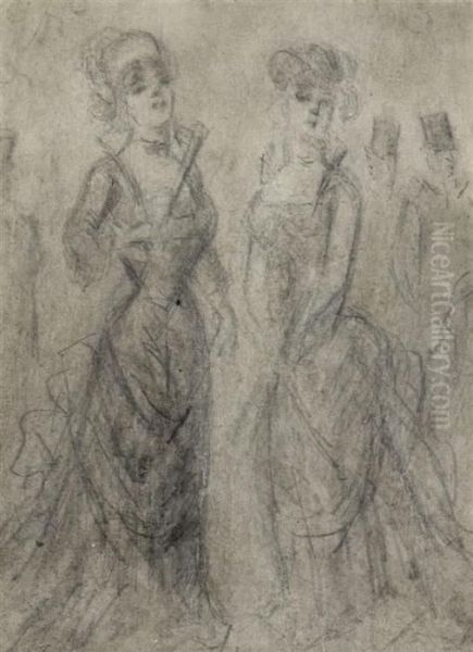 Deux Femmes. Verso Further Studies - view 1