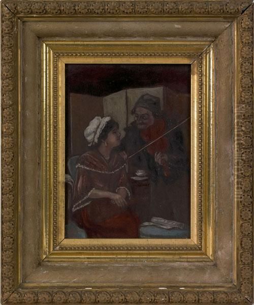 Interior Scene With 2 Musicians - view 1