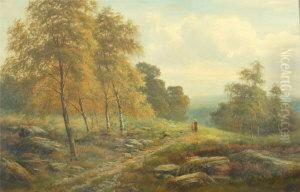 The Woodland Path by Albert E. Gyngell