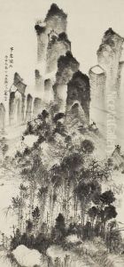 Hanku En'u (half The Sky Is Misty Rain) by Uragami Gyokudo