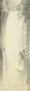 Bakufu Zu (waterfall) by Kawabata Gyokusho