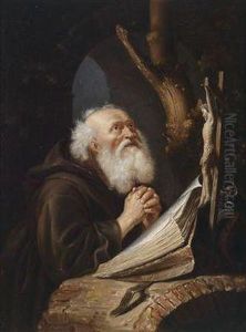 A Praying Hermit