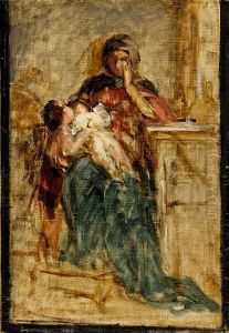 Mother And Child by Nicholaos Gysis