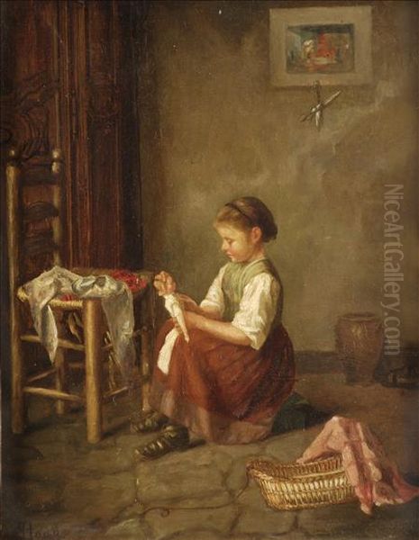 A Child Playing Inan Interior - view 1
