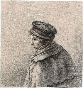 Half-length Study Of A Youth In A Hat And Coat Half-length Study Of A Youth In A Hat And Coat