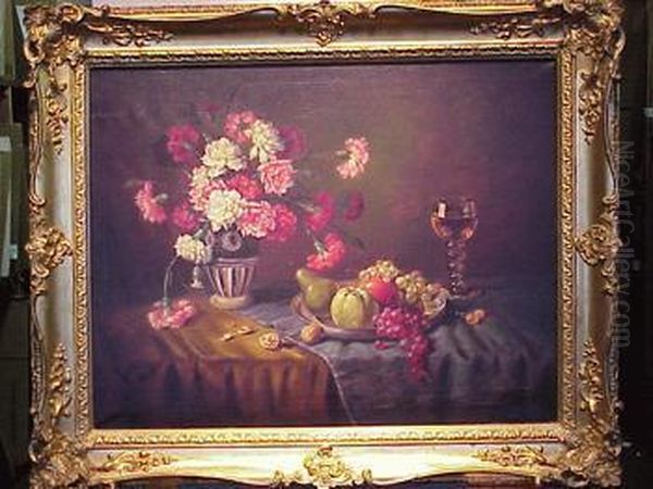 Still Life With Fruit, Flowers And Goblet - view 1