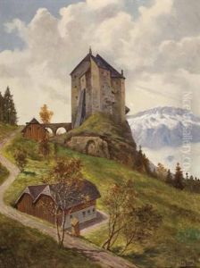 Landschaft Mit Burg