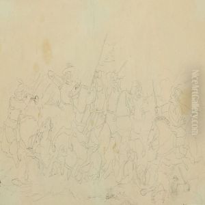 Battle Scene by Nikolai Habbe