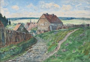 Weg Ins Dorf by Georg Hacker