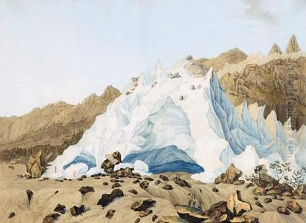 Vue De La Source De L'arveyron - view 1