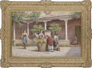 At The Well by Arthur Trevor Haddon