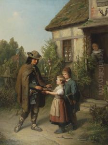 Poczestunek Wedrownego Handlarza by Ernst Hader