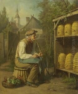 "der Bienenvater". by Ernst Hader