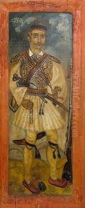 The General Athanasios Proufas by Theofilos (Hadjimichail)