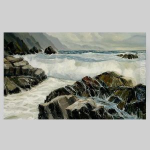 Waves Cashing On The Shore. Waves Cashing On The Shore.