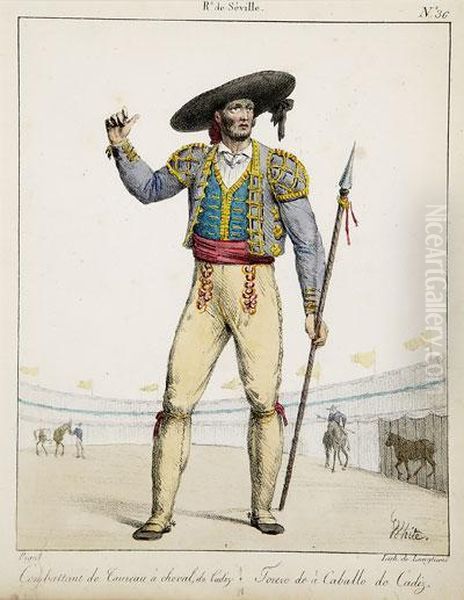 Reine De Seville:torero De A Caballo De Cadiz - view 1