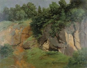 Pejzaz Z Urwiskiem by Carl Hafner
