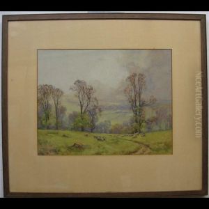 Grazing Sheep by Mary S. Hagarty